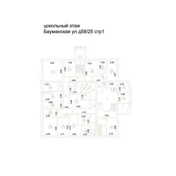 Бауманская улица, 58/25с1 - 1243,00 кв.м. - Аренда здания / особняка в ЦАО