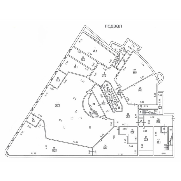 Сергия Радонежского улица, 1С1 - 4360,00 кв.м. - Аренда здания, ОСЗ, особняка