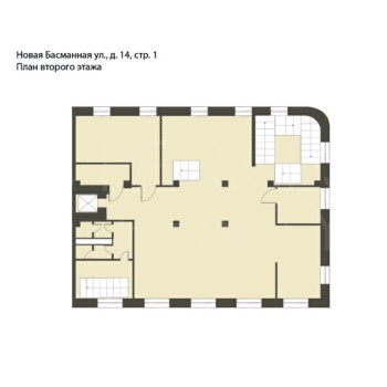 Новая Басманная улица, 14с1 - 1190,00 кв.м. - Продажа здания / особняка в ЦАО
