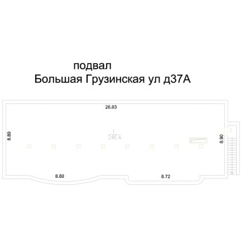 Большая Грузинская улица, 37А - 836,00 кв.м. - Аренда здания / особняка в ЦАО