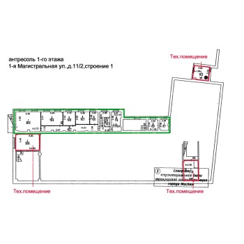 1-я Магистральная улица, 11/2с1 - 3214,80 кв.м. - Аренда здания / особняка в САО