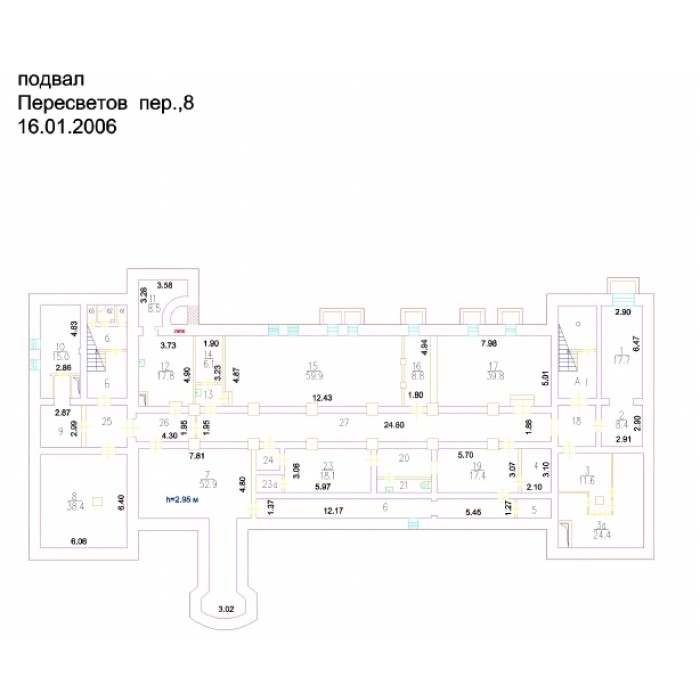 Пересветов переулок, 8 - 3158,50 кв.м. - Продажа здания, ОСЗ, особняка