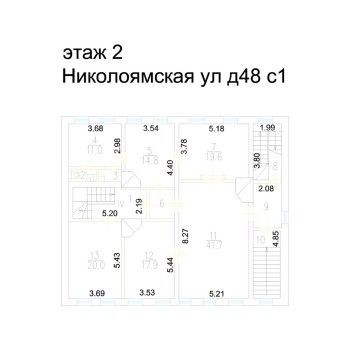 Николоямская набережная, 48с1 - 1635,00 кв.м. - Продажа здания / особняка в ЦАО