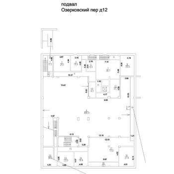 Озерковский переулок, 12 - 2200,00 кв.м. - Продажа здания / особняка в ЦАО
