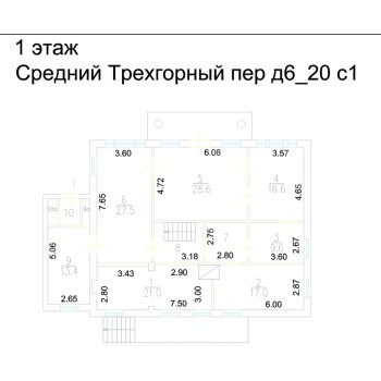 Средний Трехгорный переулок, 6/20с1 - 433,00 кв.м. - Аренда здания / особняка в ЦАО