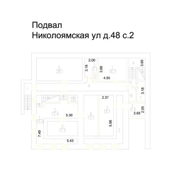 Николоямская набережная, 48с1 - 1635,00 кв.м. - Продажа здания / особняка в ЦАО