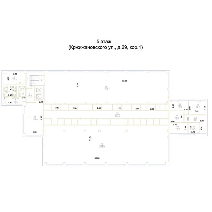 Кржижановского улица, 29к1 - 13319,30 кв.м. - Продажа здания, ОСЗ, особняка