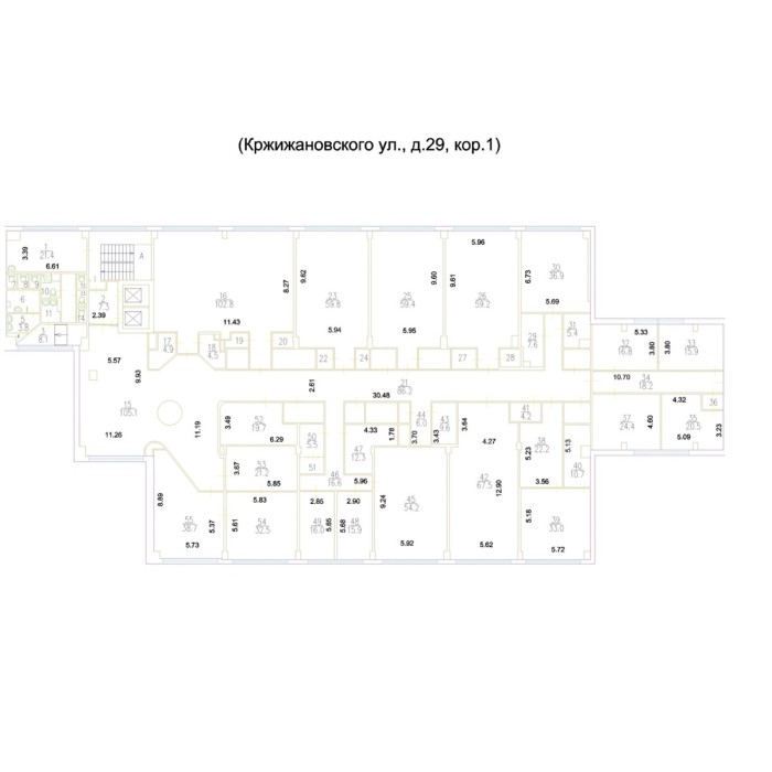 Кржижановского улица, 29к1 - 13319,30 кв.м. - Продажа здания, ОСЗ, особняка
