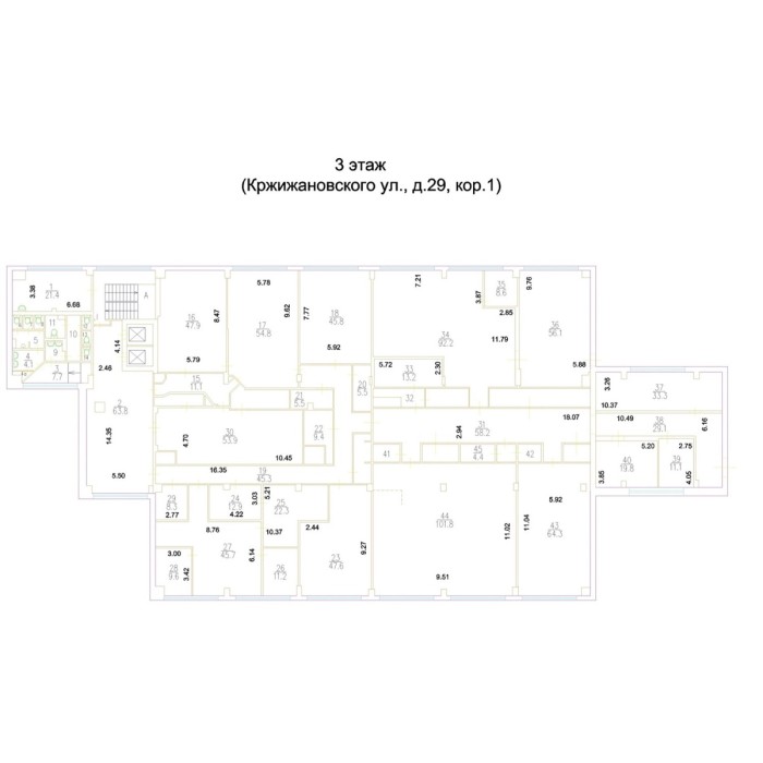 Кржижановского улица, 29к1 - 13319,30 кв.м. - Продажа здания, ОСЗ, особняка
