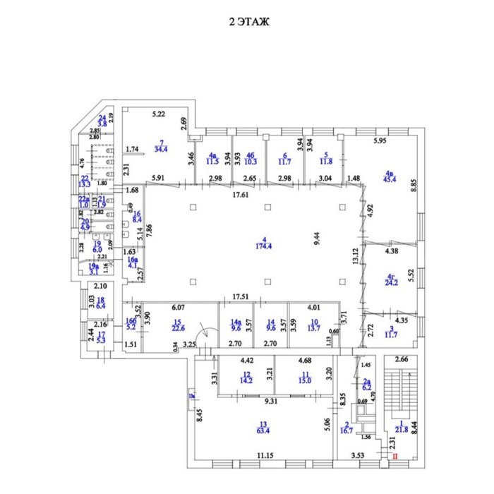 3-й Самотечный переулок, 11с1 - 2442,70 кв.м. - Продажа здания, ОСЗ, особняка