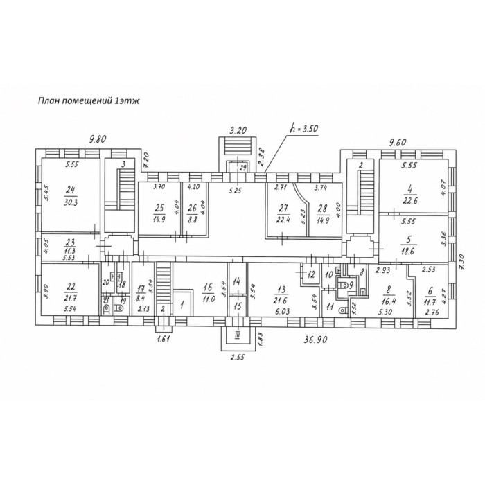 Петра Романова улица, 14с1 - 732,00 кв.м. - Продажа здания, ОСЗ, особняка