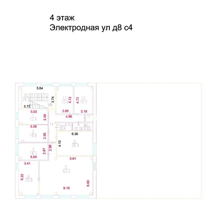 Электродная улица, 8с4 - 2196,10 кв.м. - Продажа здания, ОСЗ, особняка