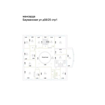 Бауманская улица, 58/25с1 - 1243,00 кв.м. - Продажа здания / особняка в ЦАО
