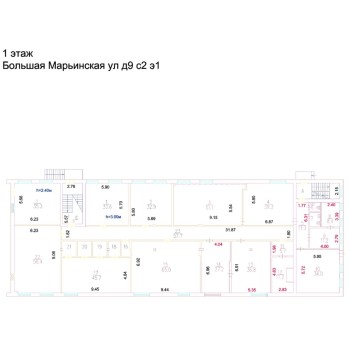 Большая Марьинская улица, д 9 стр 2 - 1359,00 кв.м. - Продажа здания / особняка в СВАО