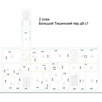 Большой Тишинский улица, 8с2 - 1727,30 кв.м. - Продажа здания / особняка в ЦАО