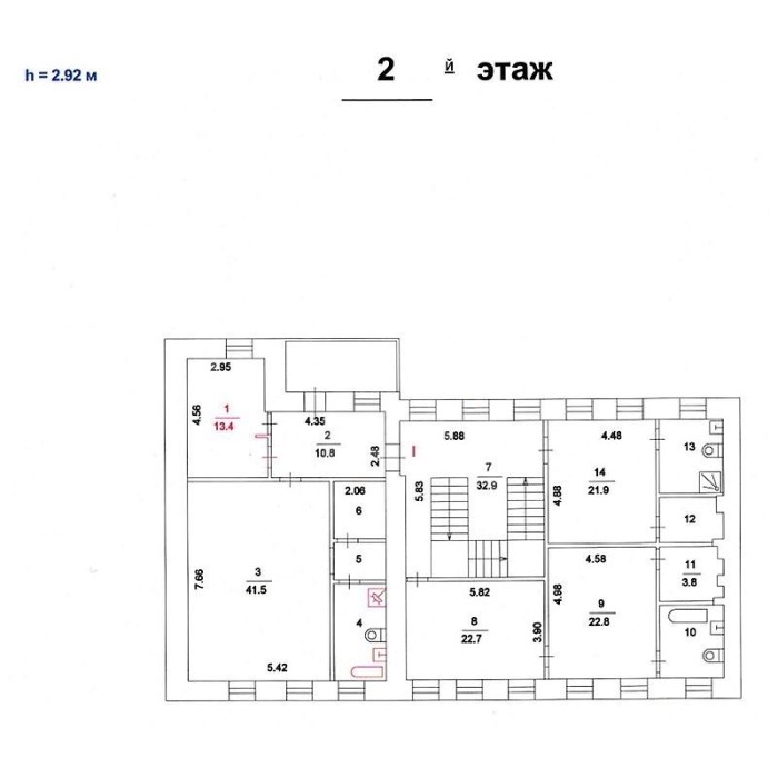 Шубинский переулок, 6с4 - 617,60 кв.м. - Аренда здания, ОСЗ, особняка