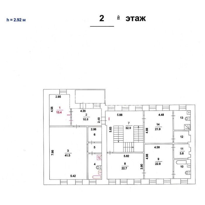 Шубинский переулок, 6с4 - 617,60 кв.м. - Продажа здания, ОСЗ, особняка