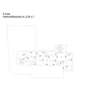 Новослободская улица, 24c1 - 3481,50 кв.м. - Продажа здания / особняка в ЦАО