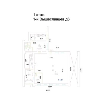 1-й Вышеславцев переулок, 6 - 1100,00 кв.м. - Аренда здания / особняка в СВАО