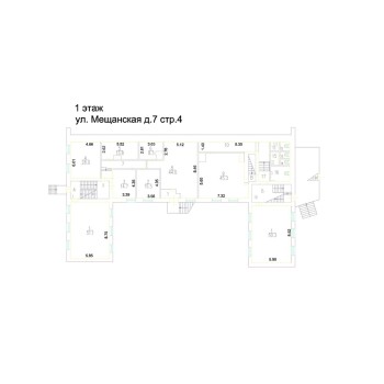Мещанская улица, д 7 стр 4 - 1636,50 кв.м. - Продажа здания / особняка в ЦАО