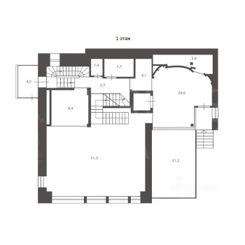 Барыковский переулок - 457,50 кв.м. - Продажа здания / особняка в ЦАО