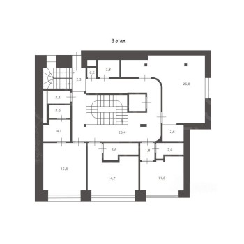 Барыковский переулок - 457,50 кв.м. - Продажа здания / особняка в ЦАО