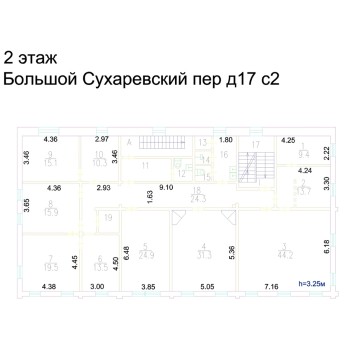 Большой Сухаревский переулок, 17с2 - 824,50 кв.м. - Продажа здания / особняка в ЦАО