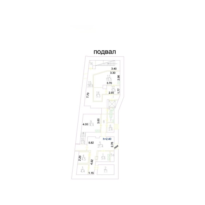Пятницкая улица, д 14 стр 2 - 649,40 кв.м. - Продажа здания, ОСЗ, особняка