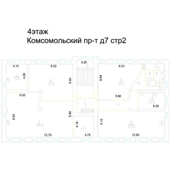 Комсомольский проспект, 7с2 - 1588,00 кв.м. - Аренда здания / особняка в ЦАО