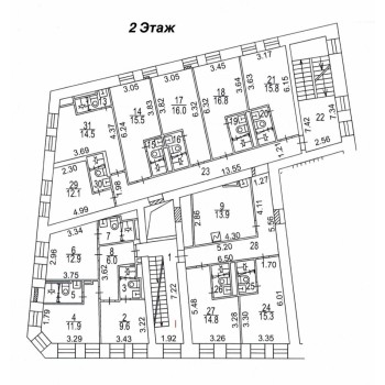 Тверская Застава площадь, 2с2 - 1463,10 кв.м. - Продажа здания / особняка в ЦАО