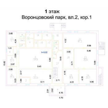 Воронцовский Парк улица, 2к1 - 933,00 кв.м. - Аренда здания / особняка в СЗАО