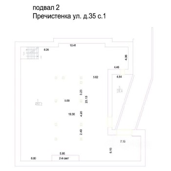 Пречистенка улица, 35c1 - 2549,90 кв.м. - Аренда здания / особняка в ЦАО