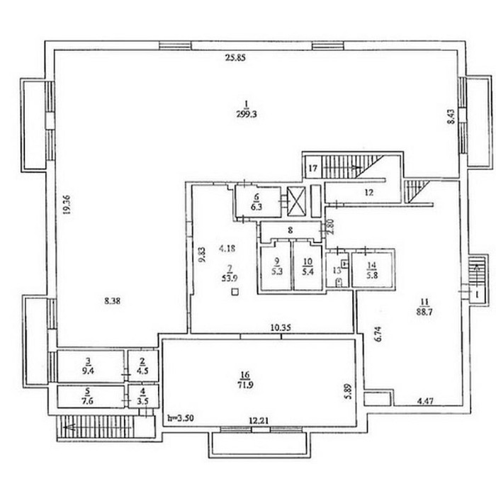 Тверская улица, 5А - 2275,40 кв.м. - Аренда здания, ОСЗ, особняка