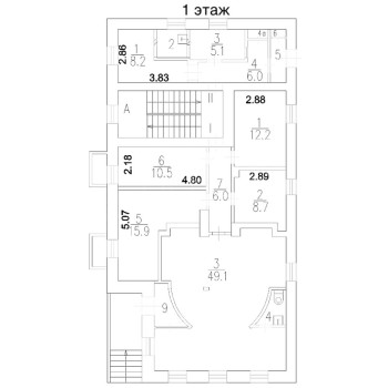 Большая Ордынка улица, 44с1 - 533,00 кв.м. - Аренда здания / особняка в ЦАО