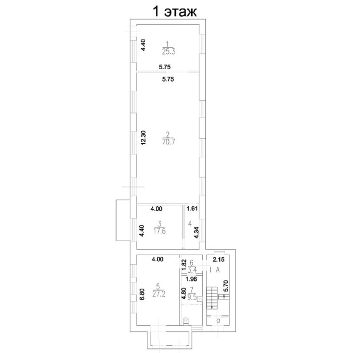 Оболенский улица - 335,00 кв.м. - Аренда здания, ОСЗ, особняка