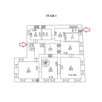 Бакунинская улица, 24 - 430,40 кв.м. - Продажа здания / особняка в ЦАО
