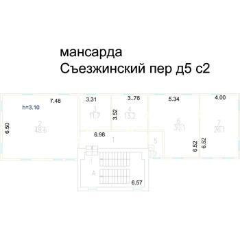 Съезжинский улица - 523,00 кв.м. - Аренда здания / особняка в ЦАО