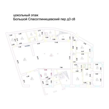 Большой Спасоглинищевский переулок, 3с8 - 1472,00 кв.м. - Продажа здания / особняка в ЦАО