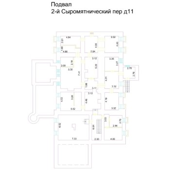 2-й Сыромятнический переулок, 11 - 1034,00 кв.м. - Аренда здания / особняка в ЦАО