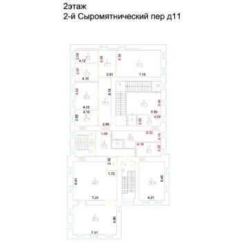 2-й Сыромятнический переулок, 11 - 1034,00 кв.м. - Аренда здания / особняка в ЦАО
