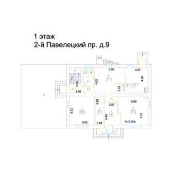 2-й Павелецкий проезд, 9 - 492,80 кв.м. - Продажа здания / особняка в ЮЗАО