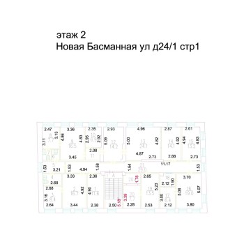 Новая Басманная улица, 24/1с1 - 784,00 кв.м. - Продажа здания / особняка в СВАО
