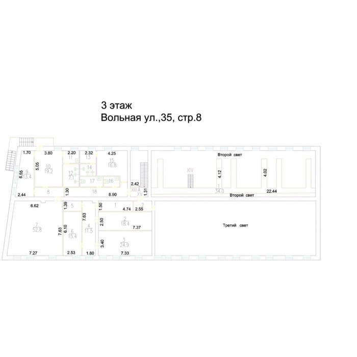 Вольная улица, 35с8 - 1539,80 кв.м. - Продажа здания, ОСЗ, особняка