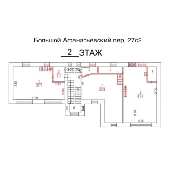 Большой Афанасьевский переулок, 27с2 - 880,00 кв.м. - Аренда здания / особняка в ЦАО