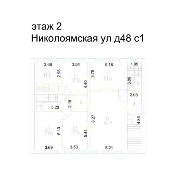 Николоямская улица, 48с2 - 1516,00 кв.м. - Продажа здания / особняка в ЦАО