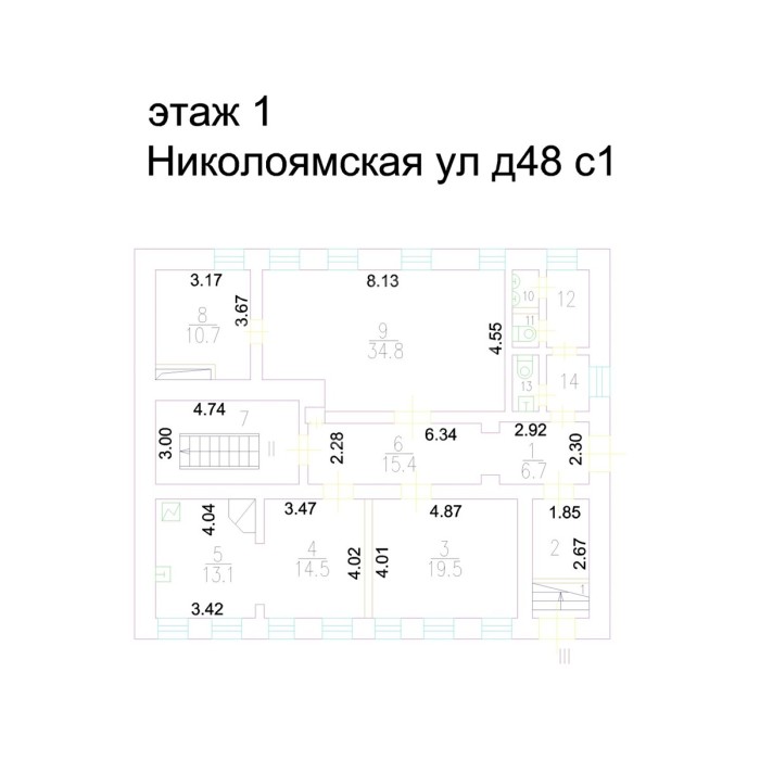 Николоямская улица, 48с2 - 1516,00 кв.м. - Продажа здания, ОСЗ, особняка