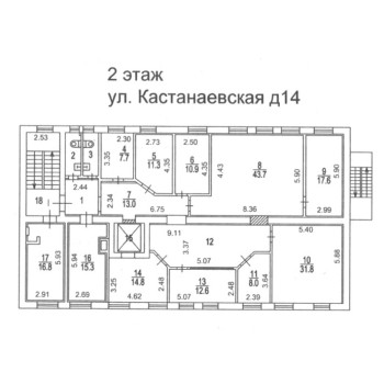 Кастанаевская улица, 14 - 1915,10 кв.м. - Продажа здания / особняка в ЗАО
